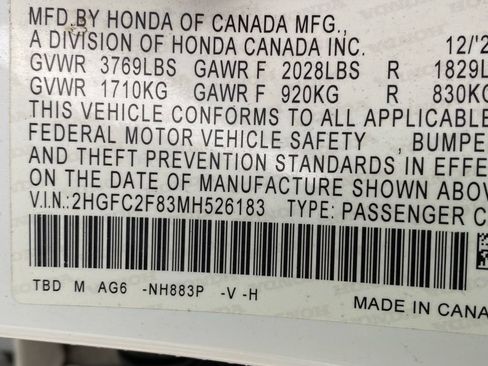 Used 2021 Honda Civic Sport image 32