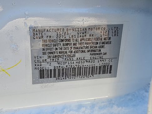 New 2026 Nissan Sentra SR w/ Floor Mat Package image 17