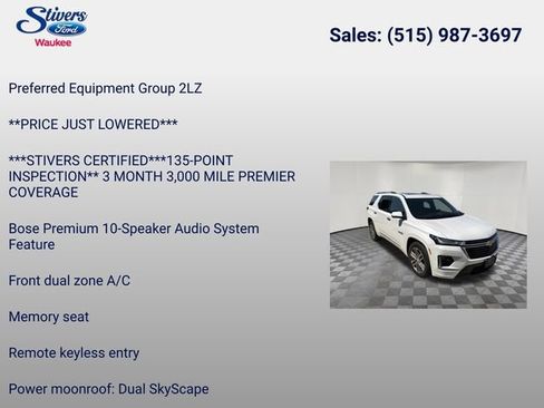 Used 2024 Chevrolet Traverse High Country AWD/4WD image 8