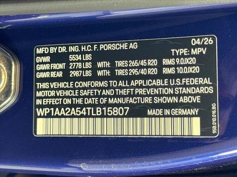 New 2026 Porsche Macan AWD/4WD image 26