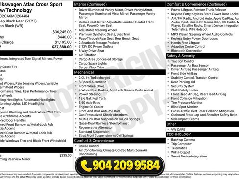 Used 2021 Volkswagen Atlas Cross Sport SE FWD image 41
