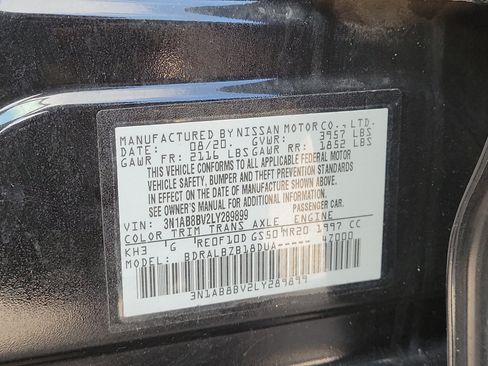 Certified 2020 Nissan Sentra S FWD image 31