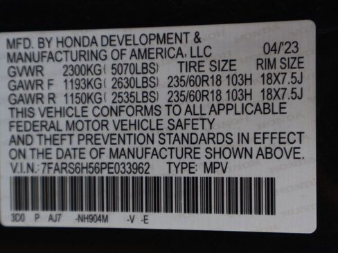 Certified 2023 Honda CR-V Sport image 59