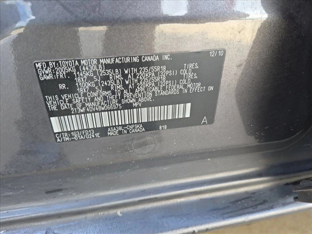Used 2011 Toyota RAV4 Sport w/ Sport Extra Value Pkg FWD image 15