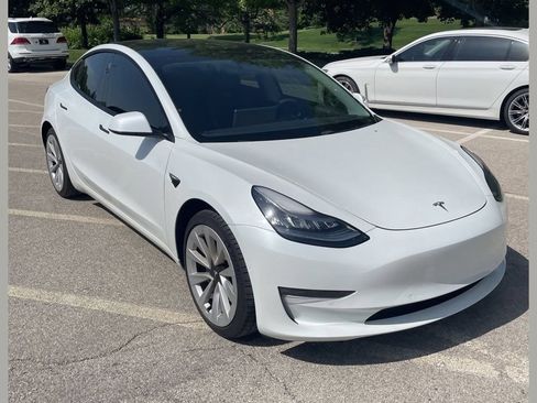 Used 2021 Tesla Model 3 Long Range AWD/4WD image 1