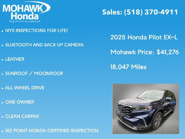 Certified 2025 Honda Pilot EX-L image 8