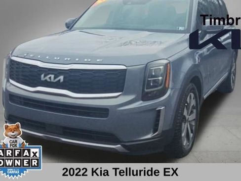 Certified 2022 Kia Telluride EX w/ EX Premium Package AWD/4WD image 1
