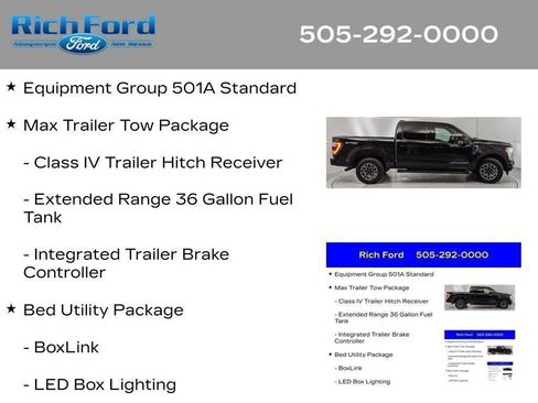 Certified 2023 Ford F150 Lariat w/ Max Trailer Tow Package AWD/4WD image 12