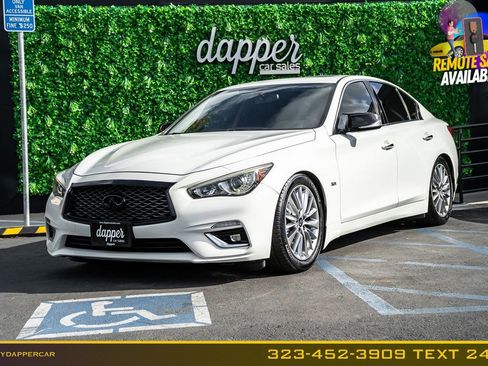 Used 2018 INFINITI Q50 Luxe w/ Cargo Package (L95) RWD image 1