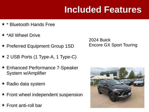 Used 2024 Buick Encore GX Sport Touring AWD/4WD image 3