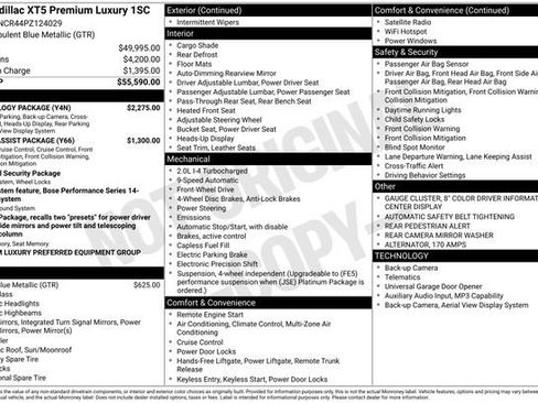 Used 2023 Cadillac XT5 Premium Luxury w/ Technology Package FWD image 15