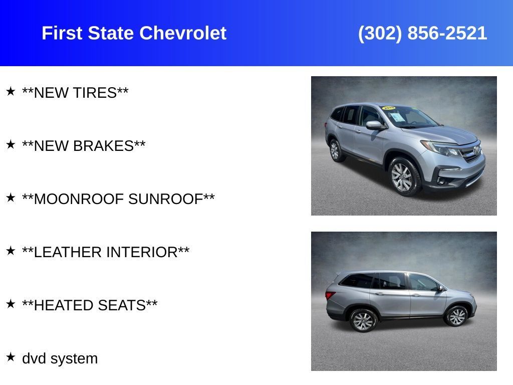 Used 2019 Honda Pilot EX-L image 2