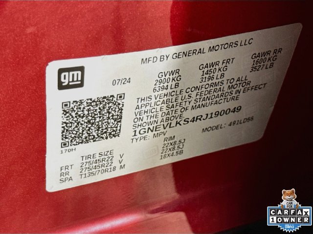 Used 2024 Chevrolet Traverse RS AWD/4WD image 36