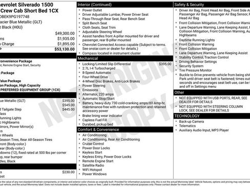 Used 2023 Chevrolet Silverado 1500 Custom AWD/4WD image 30