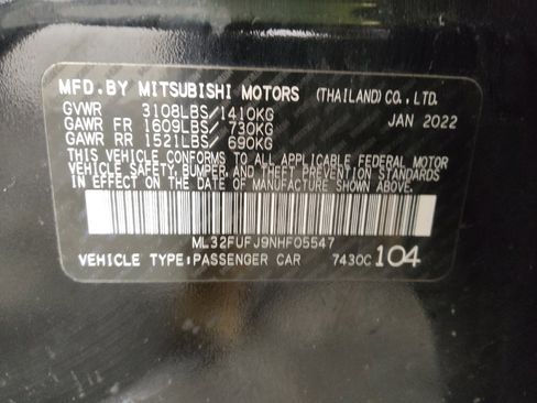 Used 2022 Mitsubishi Mirage G4 LE image 33