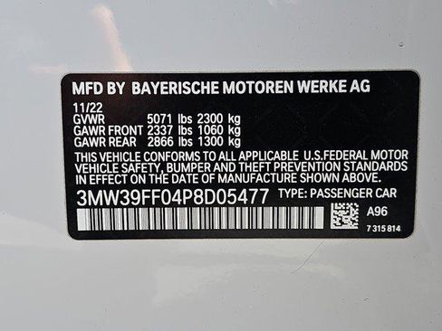 Certified 2023 BMW 330e 330e Sedan w/ Driving Assistance Package image 35