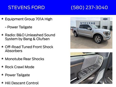Used 2021 Ford F150 Platinum w/ Equipment Group 701A High AWD/4WD image 18