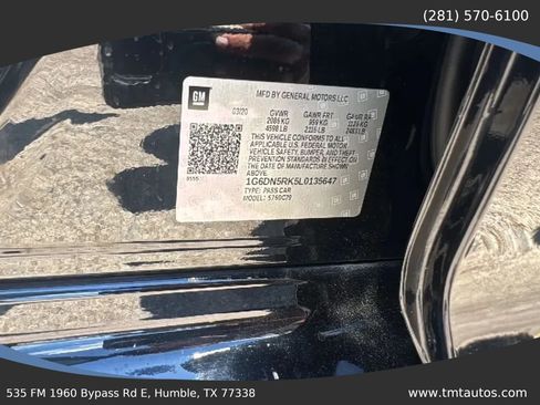 Used 2020 Cadillac CT5 Premium Luxury w/ Driver Awareness Plus Package RWD image 16