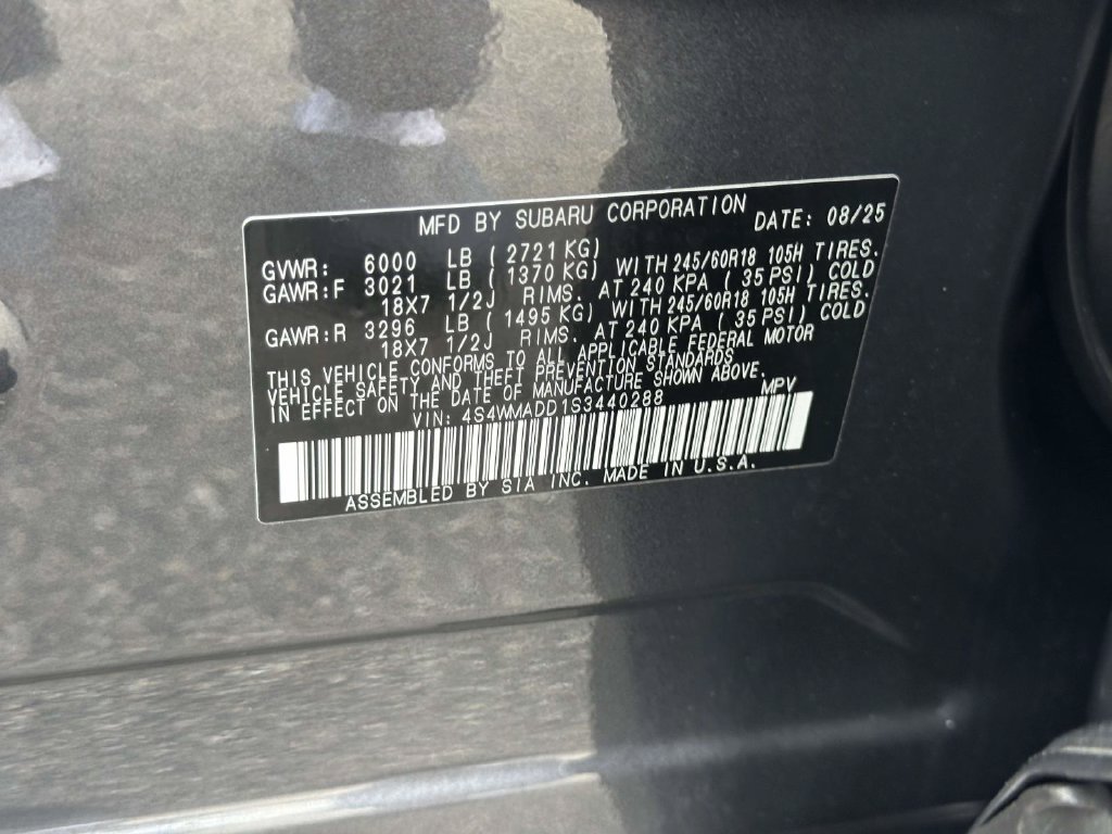 Certified 2025 Subaru Ascent Premium AWD/4WD image 32