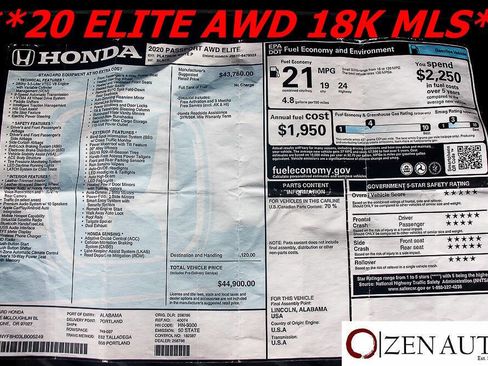 Used 2020 Honda Passport Elite image 13