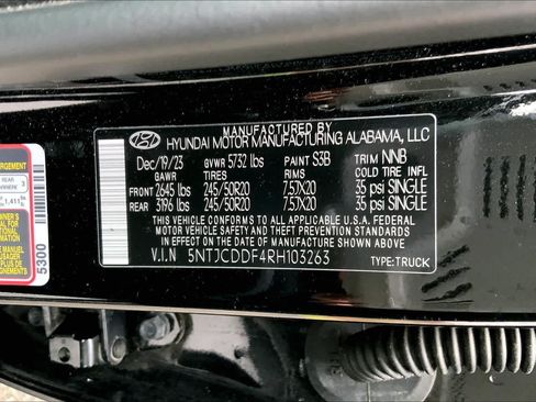 Used 2024 Hyundai Santa Cruz Night AWD/4WD image 49