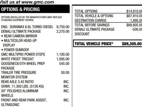 Used 2023 GMC Sierra 2500 Denali w/ Denali Ultimate Package image 2