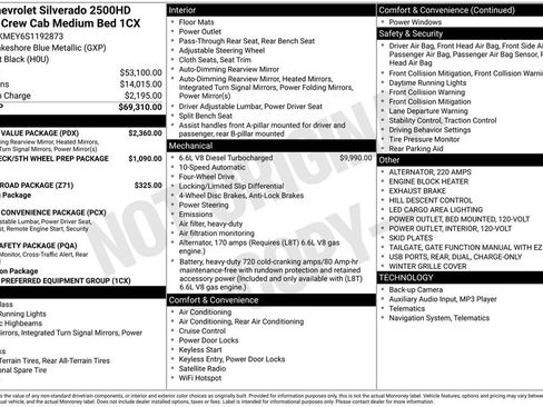 Used 2025 Chevrolet Silverado 2500 Custom w/ Custom Value Package image 7