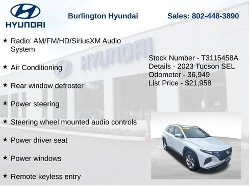 Used 2023 Hyundai Tucson SEL FWD image 5