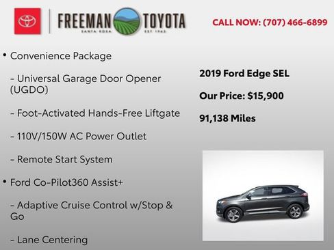 Used 2019 Ford Edge SEL w/ Equipment Group 201A AWD/4WD image 9