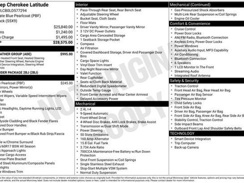 Used 2020 Jeep Cherokee Latitude w/ Cold Weather Group image 26