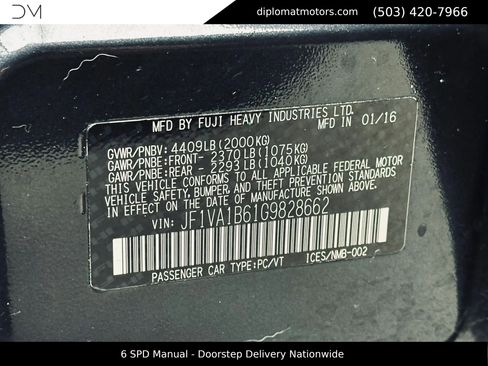 Used 2016 Subaru WRX AWD/4WD image 48