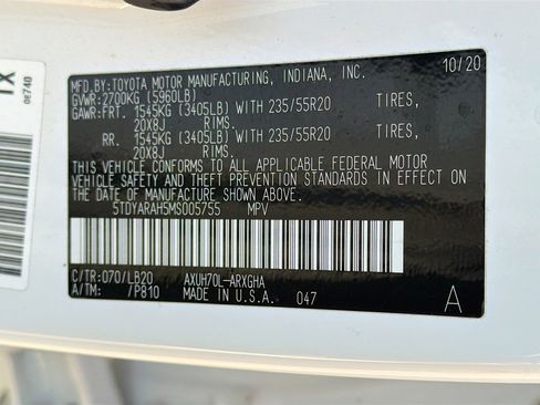 Used 2021 Toyota Highlander Limited image 45