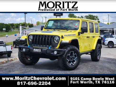 Used 2022 Jeep Wrangler Unlimited Rubicon 4xe w/ Steel Bumper Group image 1