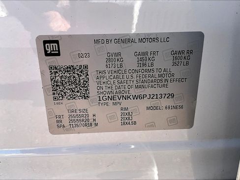 Used 2023 Chevrolet Traverse High Country w/ LPO, Floor Liner Package AWD/4WD image 38