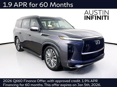 New 2026 INFINITI QX80 Luxe w/ Cargo Package image 1