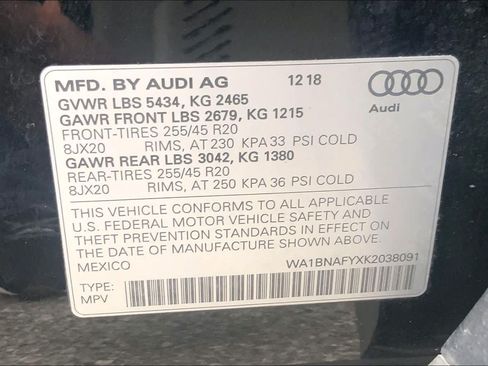 Used 2019 Audi Q5 2.0T Premium Plus w/ Premium Plus Package AWD/4WD image 35