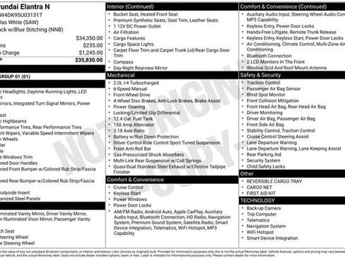 New 2025 Hyundai Elantra N image 21