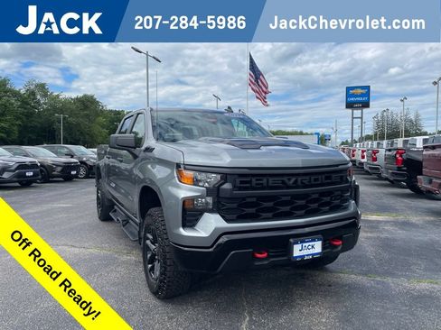 Used 2024 Chevrolet Silverado 1500 Custom Trail Boss w/ LPO, Dark Essentials Package AWD/4WD image 1