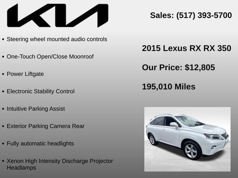 Used 2015 Lexus RX 350 AWD image 15