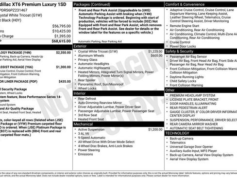 Used 2023 Cadillac XT6 Premium Luxury w/ Technology Package image 10