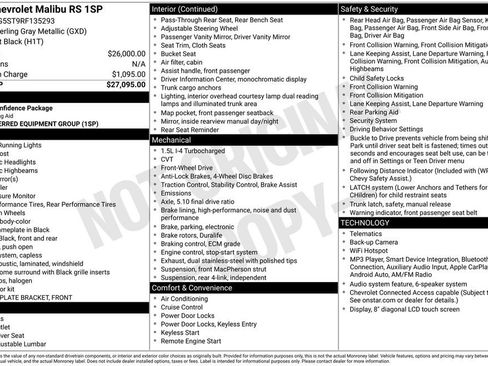 Used 2024 Chevrolet Malibu RS FWD image 16