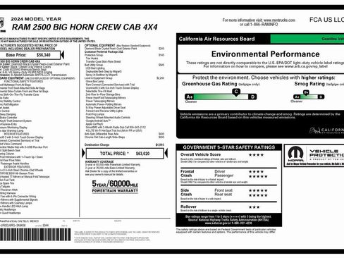 Certified 2024 RAM 2500 Big Horn w/ Bed Utility Group image 4