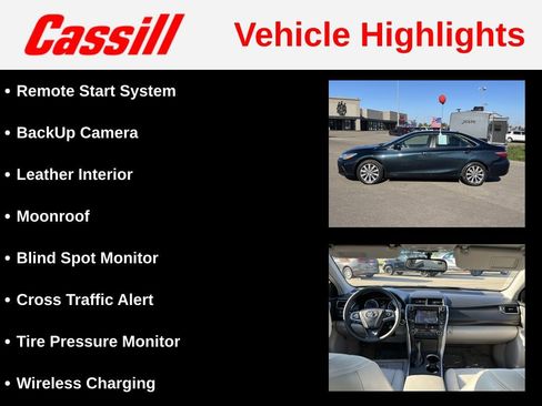 Used 2016 Toyota Camry XLE w/ Moonroof Package FWD image 6