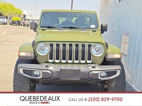 Used 2021 Jeep Wrangler Unlimited Sahara w/ Uconnect 4C Nav & Sound Group AWD/4WD image 2