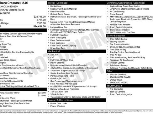 Used 2018 Subaru Crosstrek 2.0i image 11