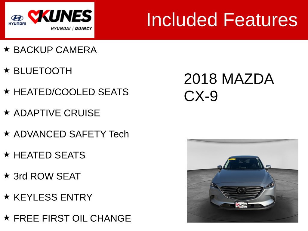 Used 2018 MAZDA CX-9 Sport AWD/4WD image 2