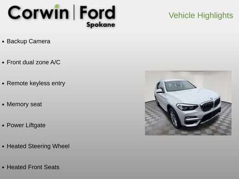 Used 2019 BMW X3 xDrive30i w/ Driving Assistance Package image 6