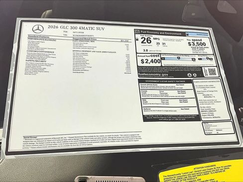 New 2026 Mercedes-Benz GLC 300 4MATIC image 18