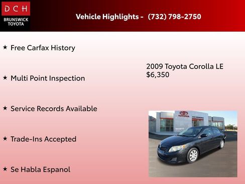 Used 2009 Toyota Corolla LE image 4