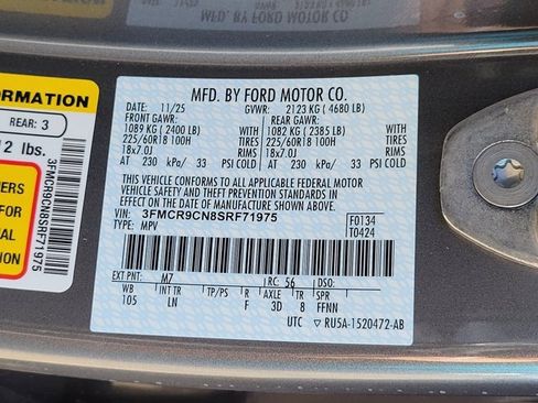 New 2025 Ford Bronco Sport Outer Banks w/ Outer Banks Tech Package+ image 11